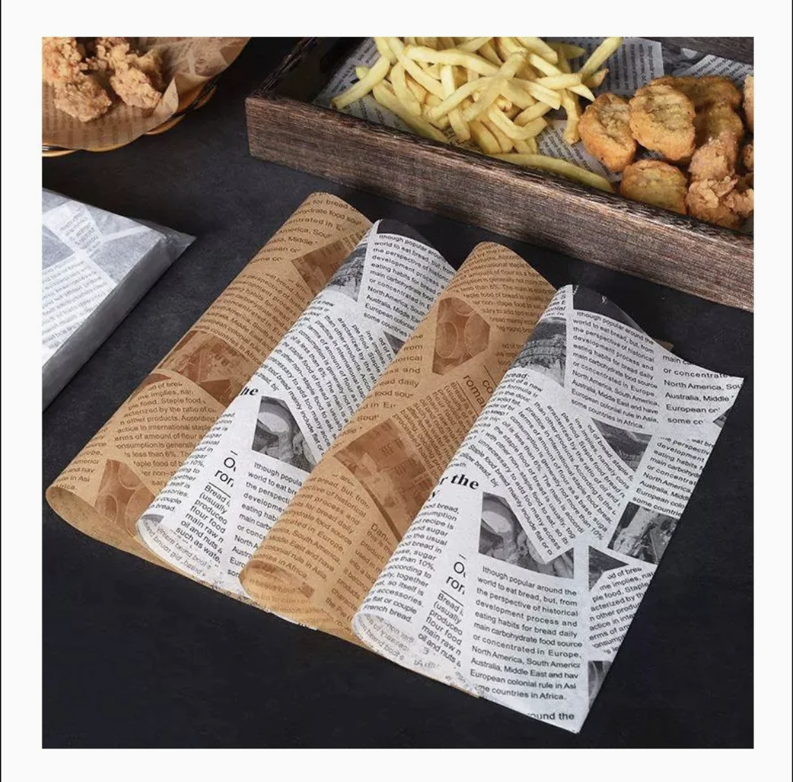 Food Wrap Paper (Greaseproof / Kraft)