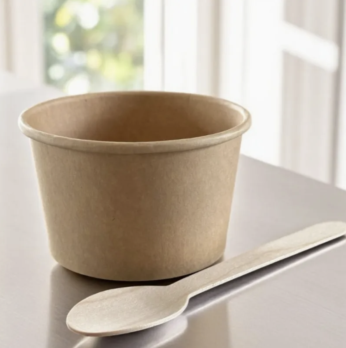 16 oz (473 ml) Kraft Paper Soup Bowl