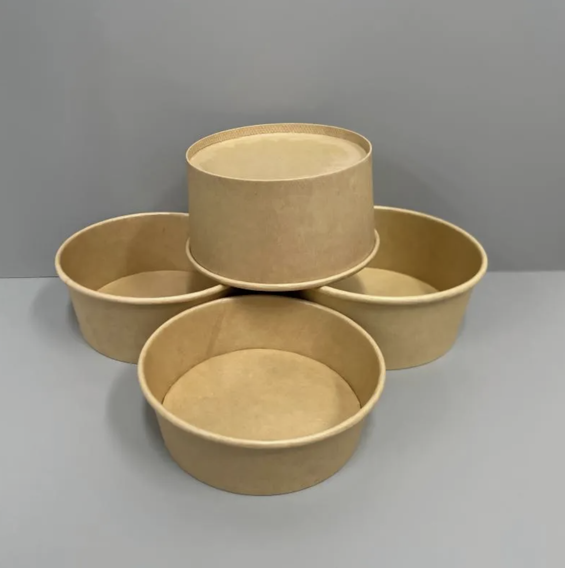 32 oz (946 ml) Kraft Paper Salad Bowl