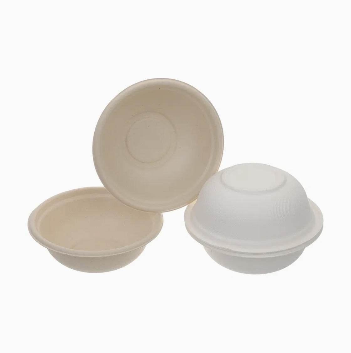 60 ml (2 oz) Bagasse Sauce Bowl with Lid