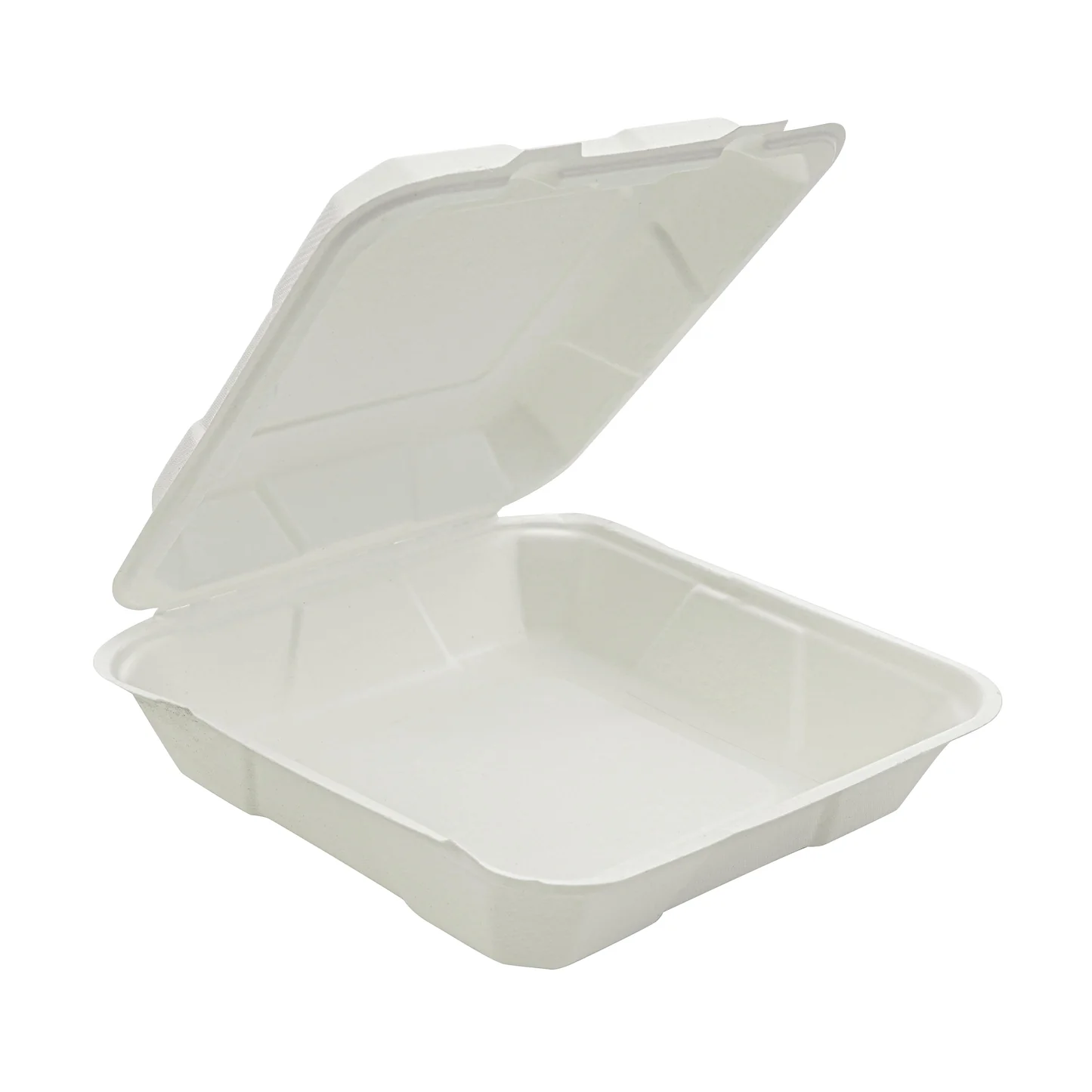 Bagasse Clamshell Boxes (1-Compartment)