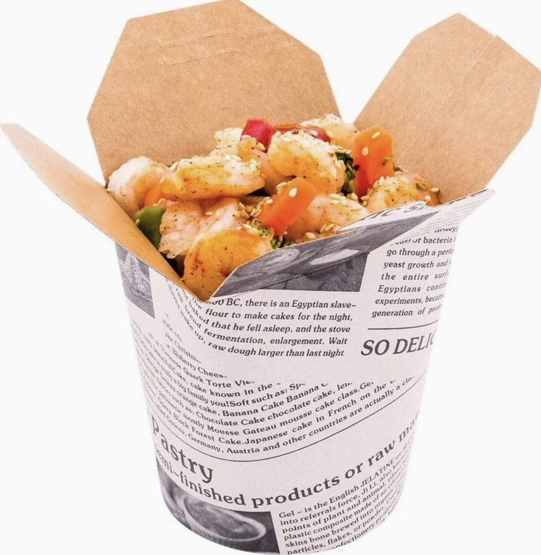 Kraft Paper Noodle Boxes