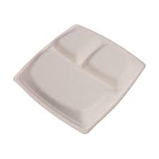 3-Compartment Meal Tray with Lid