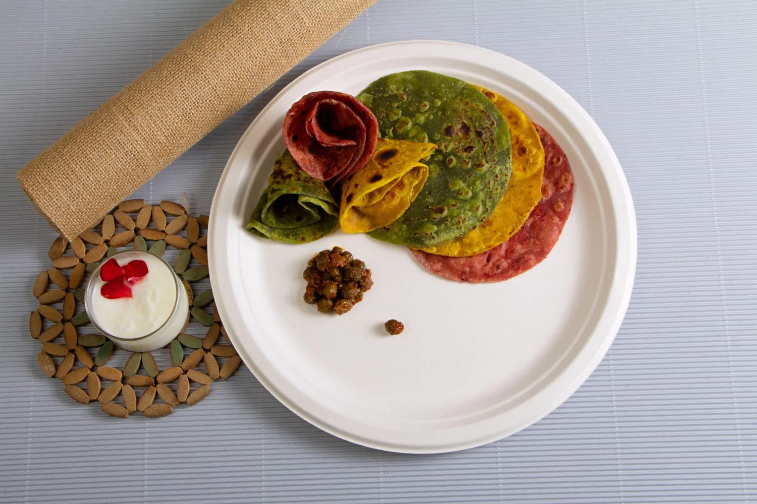 10 inch Bagasse Round Plate