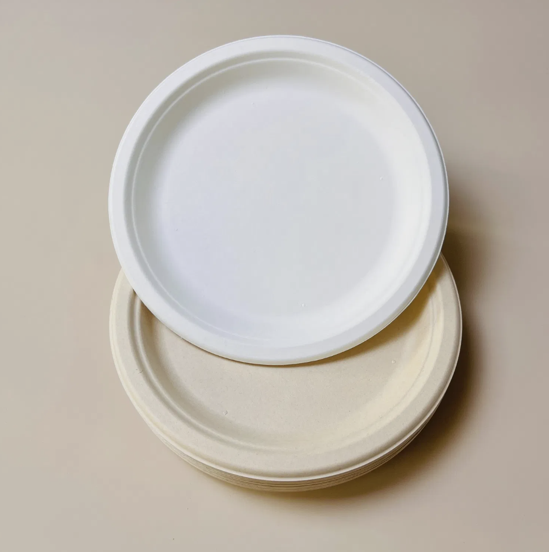 9 inch Bagasse Round Plate